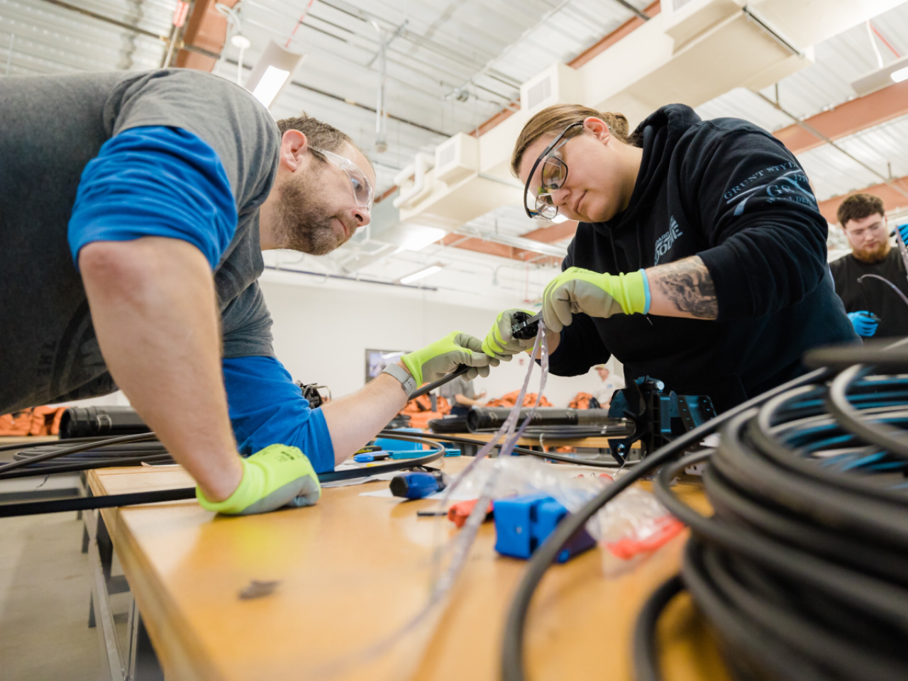 The Corning Fiber Broadband Technician program is helping train fiber deployment workers across America.  